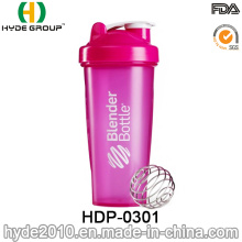 600ml Atacado BPA Garrafa De Plástico PP Shaker De Proteína Livre (HDP-0301)